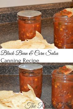 Homemade Salsa With Corn And Black Beans, Homemade Black Bean And Corn Salsa, Salsa With Black Beans And Corn Recipe, Corn Salsa For Canning, Salsa With Corn And Black Beans, Black Bean And Corn Salsa For Canning, Corn And Black Bean Salsa Canning, Medium Salsa Recipe For Canning, Corn Salsa Canning Recipe