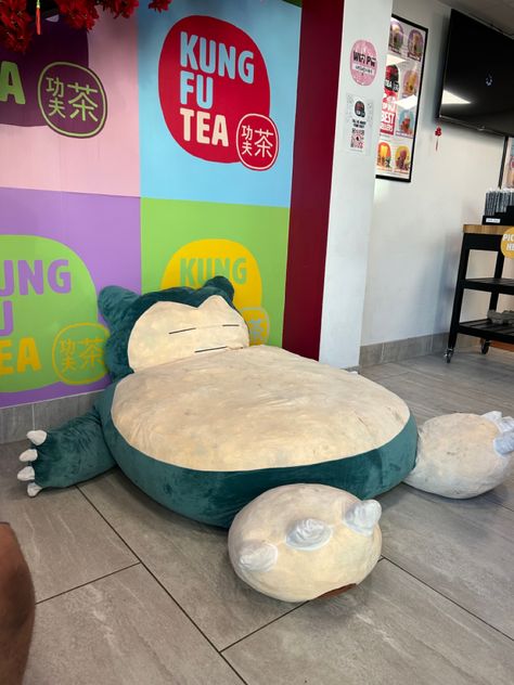 Anime Bean Bag, Bean Bag Chair Cute, Sleeping Bean Bag, Giant Snorlax Bean Bag, Snorlax Bean Bag Chair, Giant Snorlax Plush, Bean Bags Aesthetic, Bean Bag Chair Bedroom Aesthetic, Snorlax Beanbag