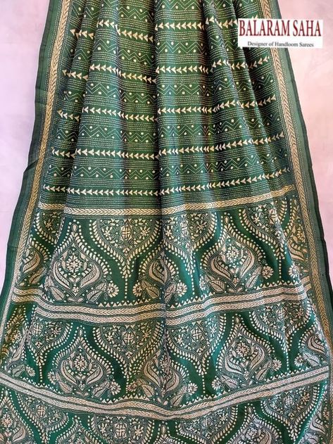 Buy Exclusive Kantha Work Saree Online Kantha Stitch Saree, Kantha Work Sarees, Stitch Saree, Kantha Sari, Kantha Sarees, Fancy Jewellery Designs, Handmade Embroidery Designs, Saree Design, Hand Stitch