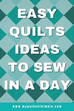 Easy 3 Fabric Quilt Patterns, Easy Scrap Quilts For Beginners, 2 Fabric Quilt Patterns Free, Quilt As You Go Lap Quilt, Easy Square Quilts For Beginners, Quilt Block Patterns Easy Squares, Block Designs Pattern, Quilt Square Projects, Quilt Block Ideas Easy