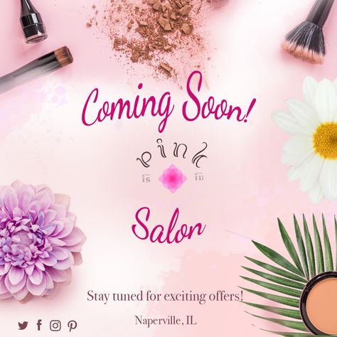 We bring the best beauty services💋💄 to you - Pink Is In salon. OPENING SOON!!! 😍 👉Follow @pinkisinsalon 💗 . . . . . . . . #comingsoon #staytuned #pinkisin #salon #naperville #spa #beautyservices #eyelash #eyebrows #waxing #massage #makeup #followus #napervillebusiness #SupportSmallBusiness #lashextension #freelashremoval Salon Openings, Beauty Services, Opening Soon, Lash Extensions, Beauty Salon, Eyebrows, Eyelashes, Coming Soon, Massage