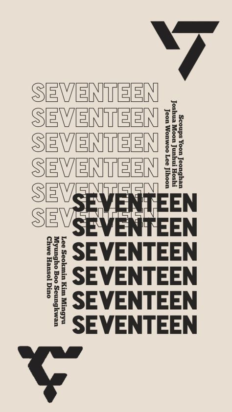 Seventeen Kpop Wallpaper, Seventeen Lyrics, Seventeen Wallpaper, Kpop Iphone Wallpaper, 17 Kpop, Seventeen Going Seventeen, Seventeen Album, Seventeen Wallpapers, Watch Wallpaper