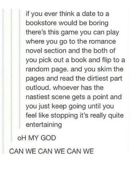 Cute Date Ideas, Mr T, Date Ideas, Book Fandoms, Tumblr Funny, Tumblr Posts, Book Nerd, Funny Posts, Writing Prompts