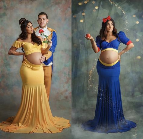 Diy Maternity Gown, Disney Maternity, Pregnancy Costumes, Pregnant Halloween Costumes, Pregnant Princess, Bump Photos, Pregnant Halloween, Princess Costume, Maternity Gowns