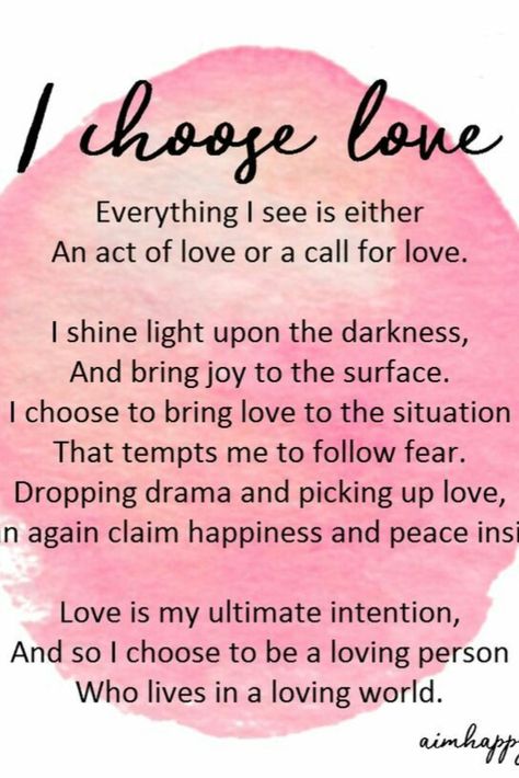 Affirmation For Love, I Choose Love, Happiness And Peace, Prayer For Guidance, A Course In Miracles, Choose Love, True Happiness, Three Words, Love Affirmations