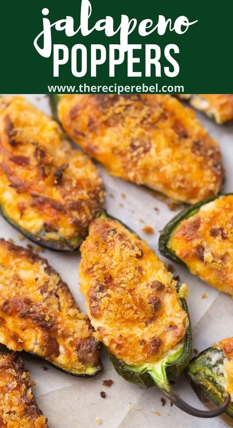 Best Stuffed Pepper Recipe, Finger Food Party, Jalapeno Poppers Recipe, Sweet Hawaiian Crockpot Chicken Recipe, Recipe Appetizers, Jalapeno Popper Recipes, Lazy Dinners, Jalapeño Poppers, Food Game