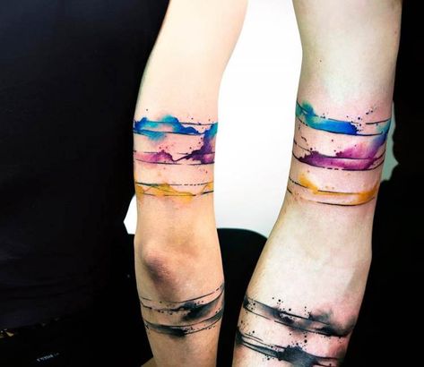 Rarity Tattoo, Stripe Tattoo, Kreativne Ideje, Tattoo Large, Band Tattoos, Forearm Band Tattoos, Japanese Tattoos, Arm Band Tattoo, World Tattoo