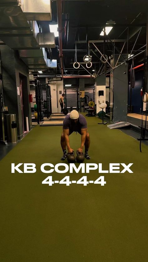 Alex | Kettlebell Coach & Online Programs | 4-4-4-4 COMPLEX🔥 Save this kettlebell complex 📝✅ 📝 double bells (24kg) 4-5 rounds 4x dbl cleans 4x dbl press 4x dbl squats 4x dbl… | Instagram Kb Complex Workout, Kettlebell Complex Workout, Kettlebell Workout Routines, Full Body Kettlebell Workout, Kettle Bells, Body Conditioning, Gym Workout Planner, Workout Planner, Body Condition