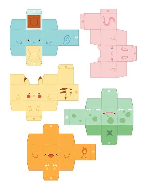 milkbun 3d Paper Templates, 3d Paper Squishy Template, Paper Cutout Design, Squishy Template, Printable Paper Toys Templates, Over Time, Papercraft Templates Printables, Papercraft Pokemon, Gift Template