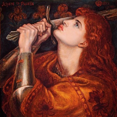 Alex Carabine on Instagram: “This was the last painting Rossetti was working on when he died in 1882. . . It depicts Joan of Arc; I find Victorian representations of…” Pre Raphaelite Paintings, Gabriel Rossetti, Pre Raphaelite Art, Dante Gabriel Rossetti, John Everett Millais, Jeanne D'arc, Art Sacre, Medieval World, Art Classique