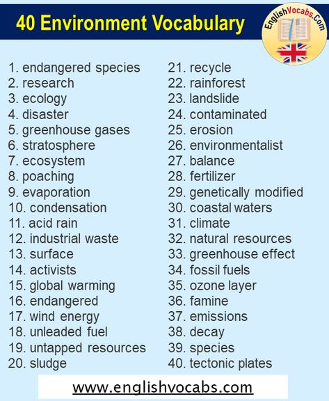 Nature Vocabulary, English Vocabulary List, Words List, Ozone Layer, Greenhouse Effect, English Vocab, Vocabulary List, Spelling Bee, Plate Tectonics