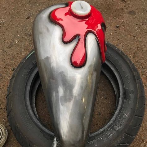 Gas Tank Paint, Chopper Tank, Custom Motorcycle Paint Jobs, Bike Tank, Custom Paint Motorcycle, Motorcycle Paint Jobs, Bobber Bikes, Motorcycle Tank, Custom Choppers