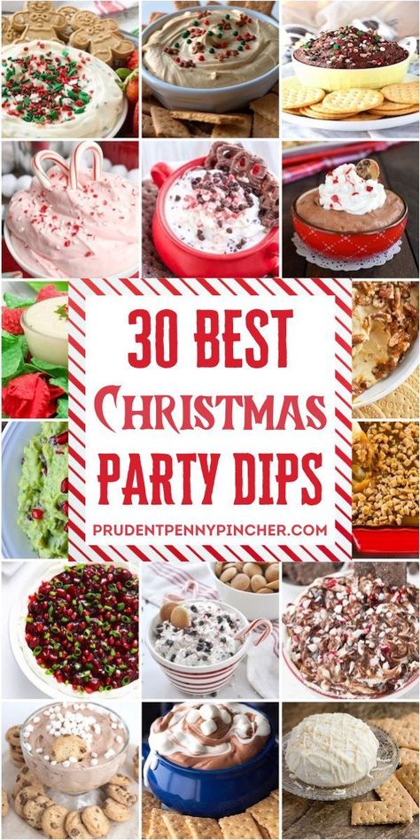 Christmas Appetizers For A Crowd, Christmas Party Dips, Easy Christmas Recipes, Christmas Party Food Ideas, Make Ahead Christmas Appetizers, Holiday Dips, Christmas Dip, Christmas Potluck, Christmas Appetizers Party