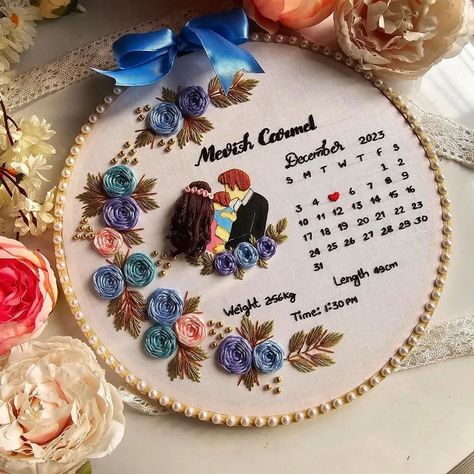 New born baby based handmade family embroidery hoop 💖💫 Memory keeping hoops ❄️💖 Dm us for order 🎁💌 . . . #handmadehoops❤️ #newborn #memorybyembroidery #familyframe👨‍👩‍👧‍👦 #lovehoops Family Embroidery Hoop, Hoop Embroidery, Family Frames, New Born Baby, Memory Keeping, Baby Born, Embroidery Hoop, Newborn Baby, New Baby Products