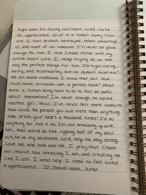 Writing Feelings Down, Written Journal Pages, How To Write Nice, Journal Examples Writing, Random Things To Write, Stuff To Write In A Journal, Things To Write In A Journal, Writing In Journal, Notes To Write