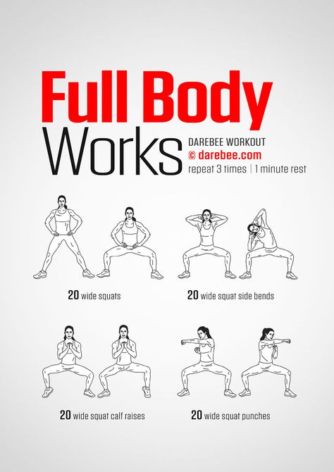 Full Body Works Workouts Darebee, Full Body Bodyweight Workout, Disiplin Anak, Exercise Goals, Fatloss Transformation, Standing Workout, Workout Body, Cardio Training, Live Healthy