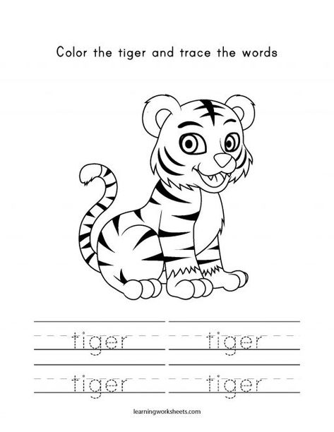 Tiger Worksheet, Telling Time Worksheets, Pre Primary, Division Worksheets, Super Teacher, Time Worksheets, Tropical Animals, Learning Worksheets, Free Worksheets