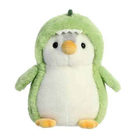 Dinosaur Hoodie, Dino Costume, Cute Squishies, Green Dinosaur, Dinosaur Costume, Teddy Bear Stuffed Animal, Cute Penguins, Cute Stuffed Animals, Cute Plush