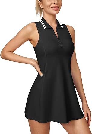 Dress With Shorts Underneath, Womens Tennis Dress, Dress With Shorts, Athletic Dresses, Workout Dress, Golf Dress, Golf Dresses, Athletic Dress, Tennis Skirts