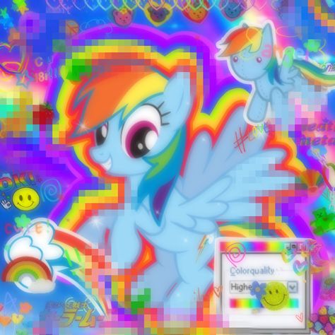 Scene Icon, Scene Core, Scene Wallpaper, My Lil Pony, Mlp Fan Art, Music Stickers, Scene Emo, Rainbow Aesthetic, Scene Kids