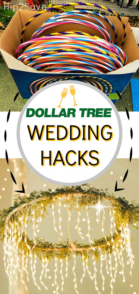 Dollar Tree Wedding, Wedding Hacks, Frugal Wedding, Rustic Wedding Decorations, Easy Wedding, Wedding On A Budget, Fabulous Wedding, Tree Wedding, Planning A Wedding