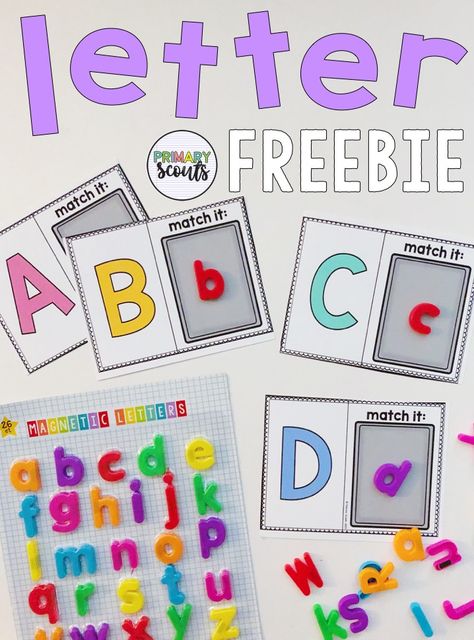 Magnetic Alphabet Letters, Abc Centers, Classroom Essentials, Alphabet Centers, Prek Classroom, Abc Activities, Kindergarten Centers, Magnetic Letters, Preschool Literacy