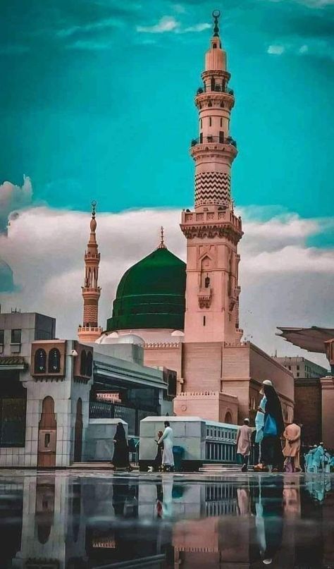 Madina Sharif Beautiful Pic, Medina Wallpaper, Mecca Images, Khwaja Ji Pic, Medina Mosque, Arsitektur Masjid, Islamic Wallpaper Hd, Qur'an Photography, तितली वॉलपेपर