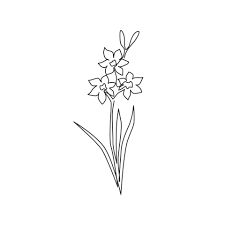 One continuous line drawing beauty fresh narcissus of garden logo. Printable decorative daffodil flower concept for wall decor home art poster print. Modern single line draw design vector illustration 4478640 Vector Art One Continuous Line Drawing, Garden Logo, Flower Line Drawings, Single Line Drawing, Daffodil Flower, Continuous Line Drawing, Single Line, Continuous Line, Lotus Flower Tattoo