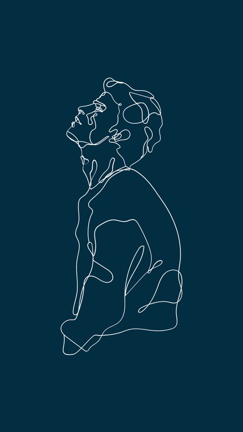 Line Art Drawings Aesthetic, Line Art Male, Male Line Art, Art Logo Ideas, Man Line Art, Monoline Art, Male Body Art, Face Line Drawing, Beautiful Butterflies Art