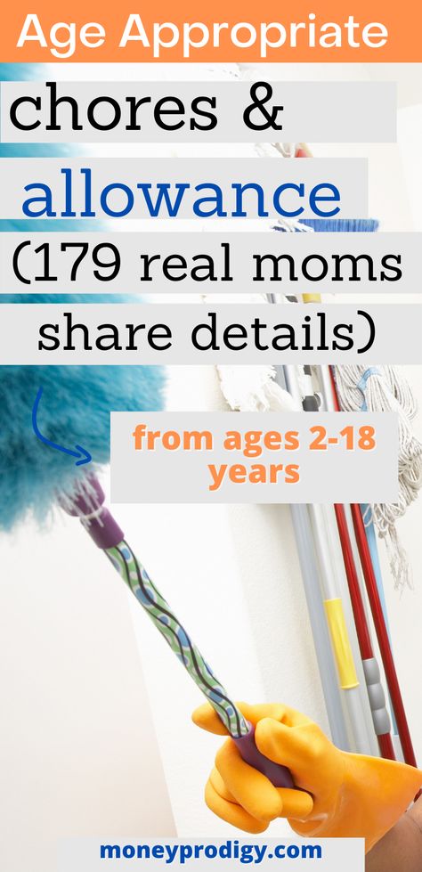 Age appropriate chores for kids (help with home management). Examples of chore list (by AGE) from 179 real mothers – I just love this! I’ve been wondering what are age appropriate chores for kids and teens (I’ve got a 5, 8, and 10 year old), and came across this article that details how do you get kids to do their chores, plus an actual list of what REAL moms are giving their kids to do. Children chores list, including HOW to choose chores for your own child. #choresforkids #chores #backtoschool Daily Chores By Age, Grounded Chore List, Chore Chart Kids Age 8, Allowance By Age, Age Appropriate Chores For Kids Daily, Chore List For Kids Age 10, Chore Chart For Kids Age 5, Chores For 12 Year, Chore Chart For Kids Age 10