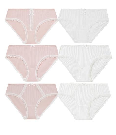 PRICES MAY VARY. 👑{Cotton Lace Underwear}: Womens cotton underwear bikini are designed with lace trim and bow, and the beautiful large flowers make you look sexier. Soft lace leg hems and low waist cut make you more elegant. High-quality cotton panties for women makes you satisfied, No muffin top, No ride up. 👑{Super Soft & Breathable}: Made with 92% Organic Cotton and 8% Spandex, ANLIQI womens cotton underwear with lace trim are designed for ultimate comfort and breathability. Ladies cotton l Shameless Dr, Dr Wardrobe, Amelia Rose, Pinterest Closet, Large Flowers, Low Waist, Cotton Lace, Christmas List, Short Stories