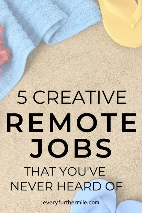 5 Creative Remote Jobs: These are some great creative travel job ideas! Want to be able to make money and work while you travel? These are great remote jobs or work home home jobs too. Check out these unique and interesting jobs!  #workfromhome #onlinework #onlinejobs #onlinebusiness #digitalnomad #travel Unique Jobs, Job Chart, Night Jobs, Stay At Home Jobs, Proofreading Jobs, Freelance Writing Jobs, Creative Jobs, Student Jobs, Online Jobs From Home