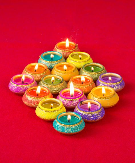 Diwali candles