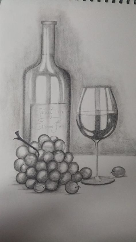 Shading Sketches, Still Life Pencil Drawing, Fun Easy Drawings, Sketch Still Life, Still Life Pencil Shading, Easy Still Life Drawing, Coloring Pages Aesthetic, Pages Aesthetic, Still Life Sketch