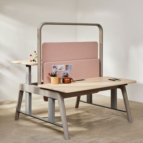 David Rockwell designs Sage office furniture to be more sustainable and adaptable Sage Office, Be More Sustainable, Space Dividers, Plywood Boxes, British Furniture, Set Design Theatre, London Design Festival, Design Festival, Sit Stand Desk