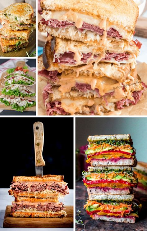 Get dinner party-ready with these make-ahead Gourmet Sandwiches. Made with only a few ingredients, they are satisfying enough for an appetizer or unparalleled for lunch & dinner! #gourmetlunch #easygourmet #thespeedygourmet Slider Burger Bar Party Ideas, Special Sandwich Ideas, Subway Sandwich Ideas, Bar Food Ideas Restaurant, Sandwich Bar Ideas, Popular Sandwiches, Special Sandwiches, Gourmet Sandwiches Recipes, Sandwich Toppings