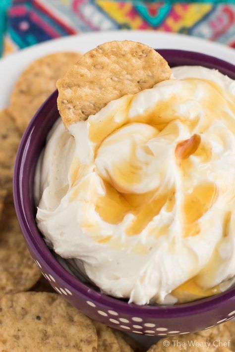 Honey Goat Cheese Spread or Dip | Weary Chef Honey Whipped Goat Cheese, Honey Appetizers, Goat Cheese Spread, Honey Goat Cheese, Goat Cheese Dip, Goat Milk Recipes, Goat Cheese Appetizer, Whipped Honey, Whipped Goat Cheese