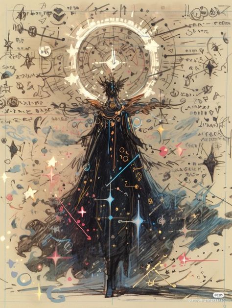 Dark Magic Art Drawing, Fantasy Gods Concept Art, Eldritch Magic Aesthetic, Eldritch God Character Design, Celestial Being Concept Art, Celestial Art Aesthetic, Fantasy God Concept Art, Dnd Gods Concept Art, Fantasy Deity