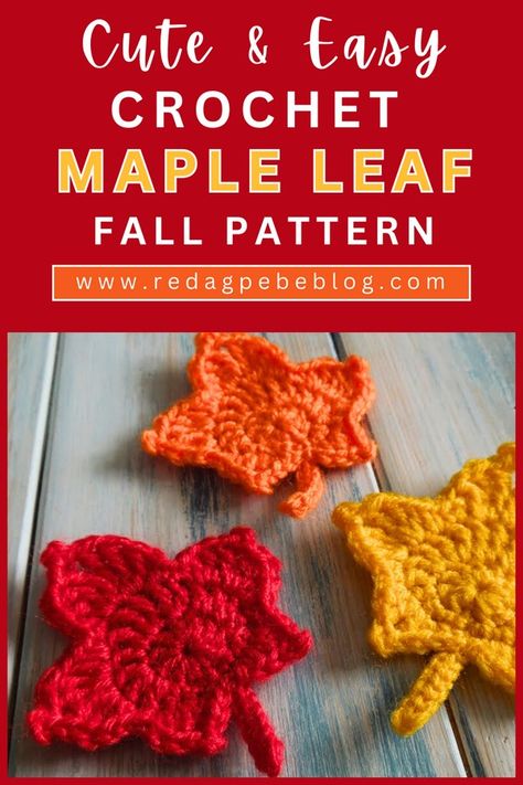 How To Crochet a Maple Leaf Crochet Maple Leaf, Patterns For Toys, Thanksgiving Crochet Patterns, Crochet Thanksgiving, Crochet Fall Decor, Leaf Crochet, Thanksgiving Crochet, Crochet Quote, Crochet Bookmark Pattern