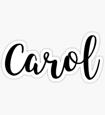 Carol   . Slap a sticker on it! Three choices to pick from Matte, Transparent and Glossy! baby shower, nursery decoration, birthday party decoration, cursive, brush, calligraphic, baby, birthday celebration, baby names, first name, first names, boy name, typography, christmas, hand lettering, calligraphy, hand lettered, lettering, sharpie, beautiful, whimsical, idea, boho, nursery ideas woodland Carol Name, Typography Christmas, Fantasy Character Names, Names Boy, Lettering Calligraphy, Felt Pattern, Decoration Birthday, Lettering Tutorial