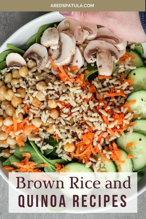 If you are looking for some delicious brown rice and quinoa recipes, let me share some of the great ones I have compiled all into one post. I am also sharing ideas for using Seeds of Change quinoa, which is a great pantry staple. Seeds Of Change Recipes, Rice And Quinoa Recipes, Brown Rice And Quinoa Recipe, Quinoa And Brown Rice, Brown Rice And Quinoa, Rice And Quinoa, Seeds Of Change, Food Change, Rice Cooker Recipes