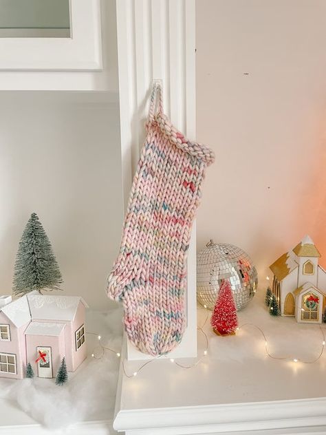 Knit Stocking Pattern, Christmas Stocking Pattern Free, Family Christmas Presents, Knitted Christmas Stocking Patterns, Stocking Pattern Free, Stocking Patterns, Knitted Stocking, Knit Stocking, Mini Stockings