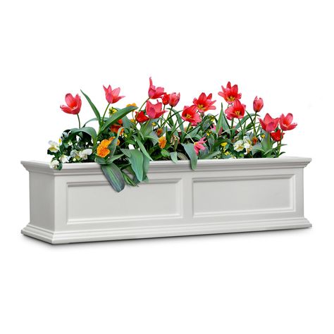 Railing flower boxes