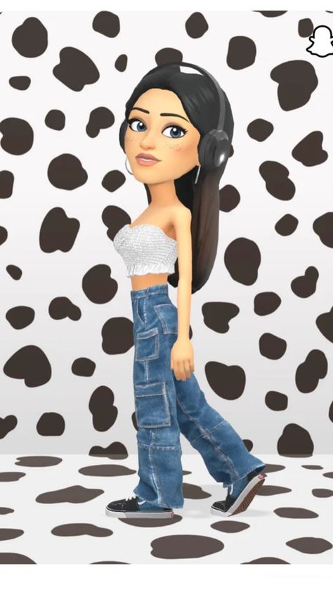 Snapchat Pretty Bitmoji Ideas, Bitmoji Outfits Baddie, Cute Snapchat Bitmoji Ideas, Snapchat Avatar, Eid Pics, Bitmoji Outfits, Snapchat Filters Selfie, Easy Hairstyles For Thick Hair, Mode Hipster