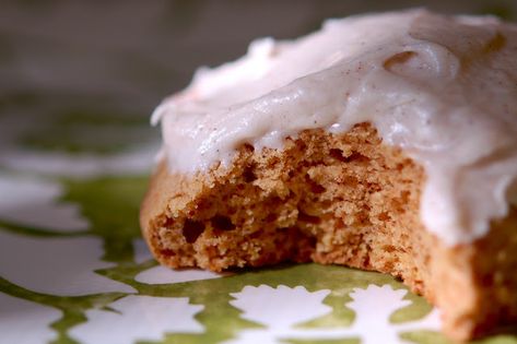 Pumpkin Cookies a la City Bites | Leslie Unfinished Pumpkin With Cream Cheese, Frosting Cookies, Almond Paste Recipes, Where Did You Sleep Last Night, Tasty Sandwiches, Pumpkin Cookie Recipe, Pumpkin Eater, Pumpkin Cookie, Cream Cheese Frosting Recipe