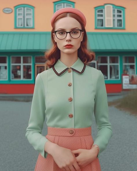 𝕻𝖔𝖎𝖘𝖔𝖓 𝕹𝖎𝖌𝖍𝖙𝖒𝖆𝖗𝖊 Wes Anderson Portrait, Wes Anderson Hotel, Poison Nightmares, West Anderson, Wes Anderson Characters, Surrealism Fashion, Anderson Aesthetic, Wes Anderson Aesthetic, Wes Anderson Style