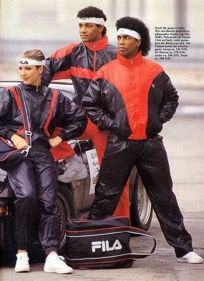 Track Suits and Boom Boxes @Janel Kauffman Kids Rule Y2 Fashion, 80's Ads, 90s Fashion For Women, 80s Sportswear, Look 80s, 80s Fashion Trends, 90s Fashion Women, Fila Vintage, Fashion Australia