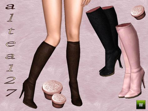 altea127's Simple boots (request) Sims 3 Shoes, Sims 3 Sims Download, Sims 3 Cc Clothes, Sims 3 Cc, Sims 3 Cc Finds, Sims 3 Mods, Autumn Trends, Female Clothing, Sims 4 Cas