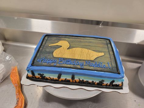 Duck Hunting Cakes, Hunting Cake, Sheet Cakes, Duck Hunting, Sheet Cake, Themed Cakes, Hunting, Cake