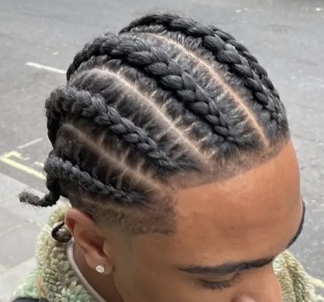 Crow Rows Braids, Twist Hair Men, Cornrow Styles For Men, Cornrow Braids Men, Cornrow Hairstyle, Braids With Fade, Hair Twists Black, Natural Hair Men, Braid Styles For Men